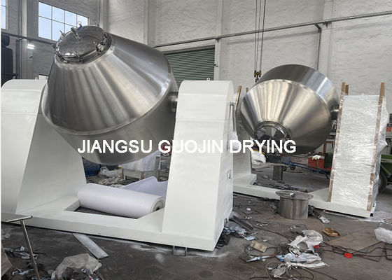 1500L Condensates Double Cone Dryer For Bacteria Fertilizer Granules