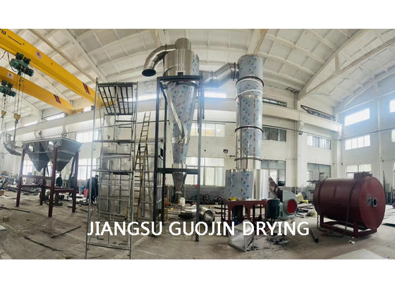 Foodstuff XZG-10 Spin Flash Dryer With Stirrer For Corn Starch Dregs