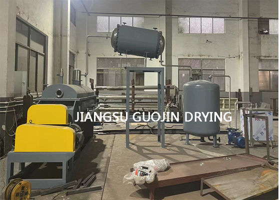Double Shafts KJG-10 Vacuum Hollow Paddle Dryer For Maleic Anhydride