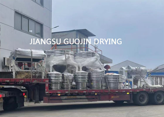 2 Discharge Port Rotary Vibrating Shaker Sieve Machine 3 Layers