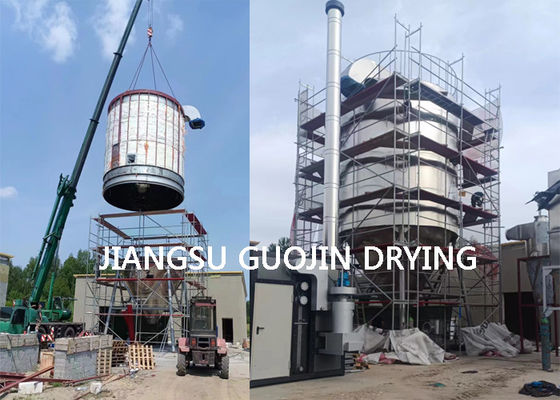High-Speed 15500rpm Rotary Speed Spray Drying Machine Outlet Temperature