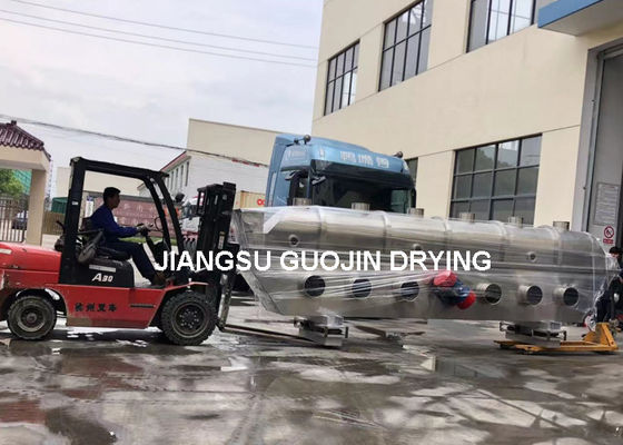 Stainless Steel Salt Dryer Bed Dryer For Multiple Materials YZS75-6 Vibrating Motor 5.5x2kw Power