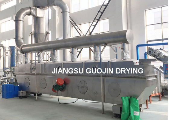 Efficiency Fluid Bed Drying Machine With Vibrating Motor 14.4 M2 Bed Area 290-420kg/h Capacity