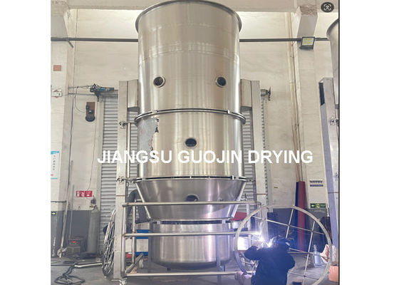 750kg Capacity Fluid Bed Granulator with 45 KW Fan Power for Effective Granulation of Various Materials