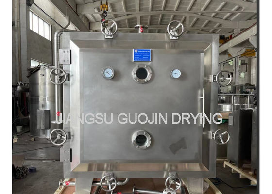 Stainless Steel Vacuum Dryer Machine With PLC / Button Control