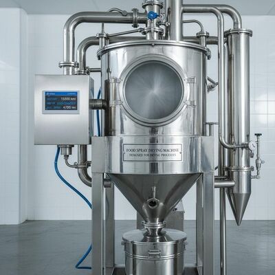 Food Spray Drying Machine Offering Rotary Speed 15500rpm and Maximum Spray Diameter 4700mm Designed for Drying Processes