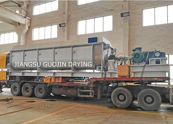 4KW 9M2 Thermal Oil Heating Paddle Dryer For Chemical Processing