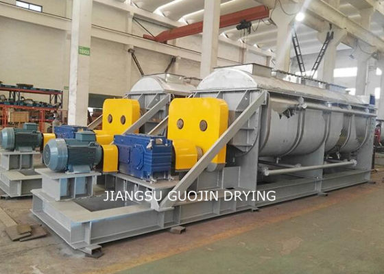 4KW 9M2 Thermal Oil Heating Paddle Dryer For Chemical Processing