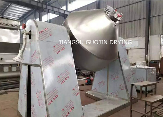 8.2m2 Heating Area Double Cone Rotary Vacuum Dryer For Glycol Ether