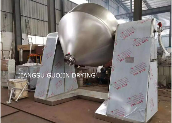 8.2m2 Heating Area Double Cone Rotary Vacuum Dryer For Glycol Ether