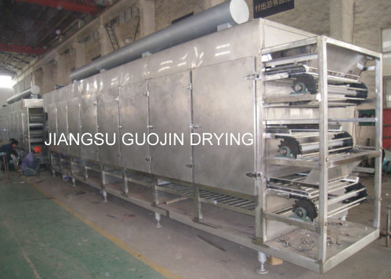 375kg/h Steam Heating Conveyor Mesh Belt Dryer For Fruit