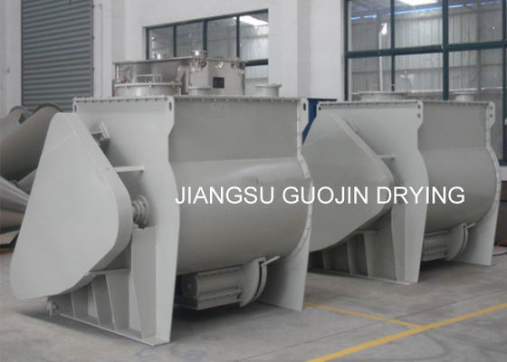 Animal Feed Powder 5.5KW Dual Shaft Paddle Mixer 180kg/batch