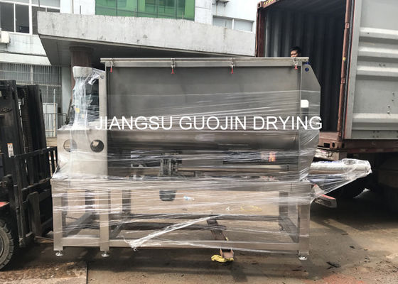 Chemical Powder SS Horizontal Ribbon Mixer 15KW