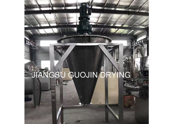 250 Mesh 0.2M3 Double Screw Cone Mixer For Chemicals Processing