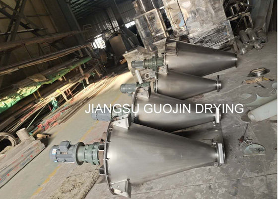 SS Twin Screw Vertical Ribbon Mixer For Chemical Compost Products