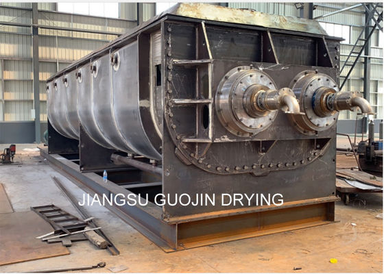 Hollow Paddle Blade Screw Activated Carbon Dryer Machine Vacuum Drying