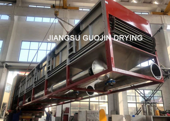 1.6x12Meter Single Layer Conveyor Mesh Belt Dryer For Dyestuff / Pigment