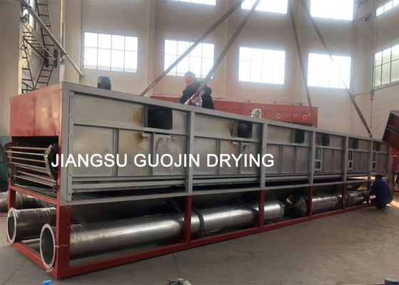 Conveyor Mesh Belt Hot Air Drying Machine Single Layer 2x10 Meter For Chilli
