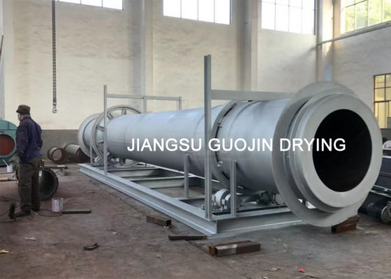 Chicken Manure Rotary Drum Dryer Large Processing Capacity