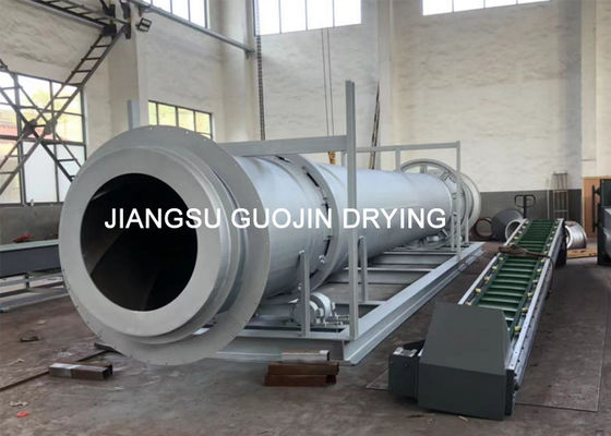 Chicken Manure Rotary Drum Dryer Large Processing Capacity