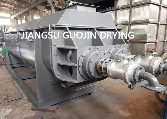 Rotary Electroplating Sludge Vacuum Hollow Paddle Dryer Customized