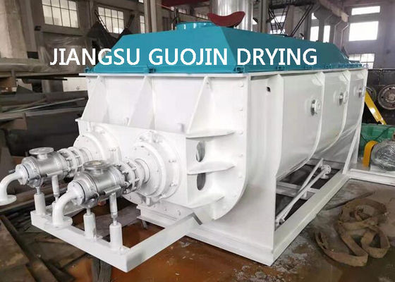 Steam Heat Source Hollow Blade Paddle Dryer Continuous Sludge Dewatering