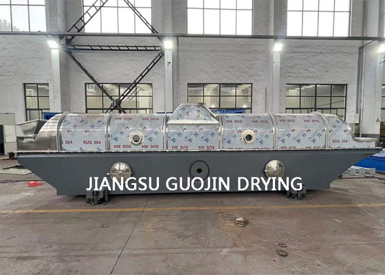 Chemical Processing Continuous Fluid Bed Dryer 0.9X7.5M For Boric Acid
