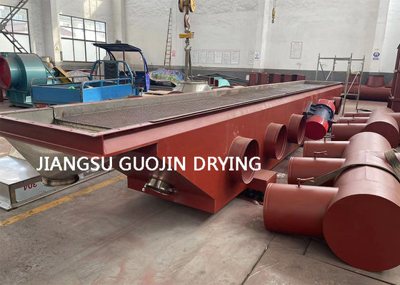 Horizontal Vibrating Continuous Fluid Bed Dryer ZLG-1.5x9 Series For Sugar