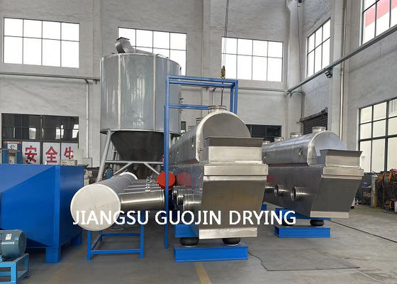 Compound Fertilizer Vibratory Fluid Bed Drying Machine 9M Length