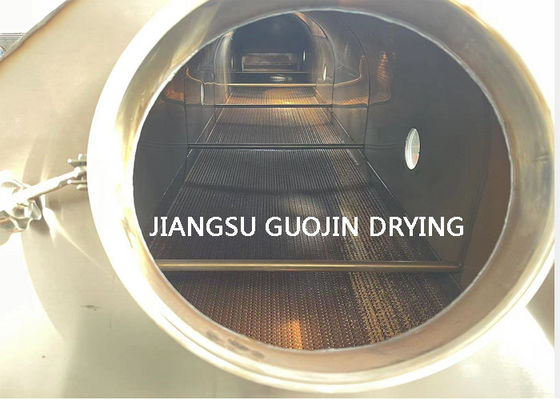 Stainless Steel Fluid Bed Dryer VFBD 8x1.8 Large Capacity 290-420kg/h Moisture Removal