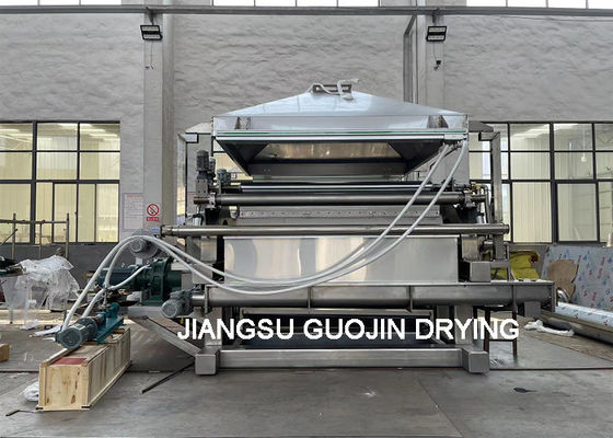 Foodstuff Double Drum Dryer 100-200 kg/h For Instant Baby Food Flake