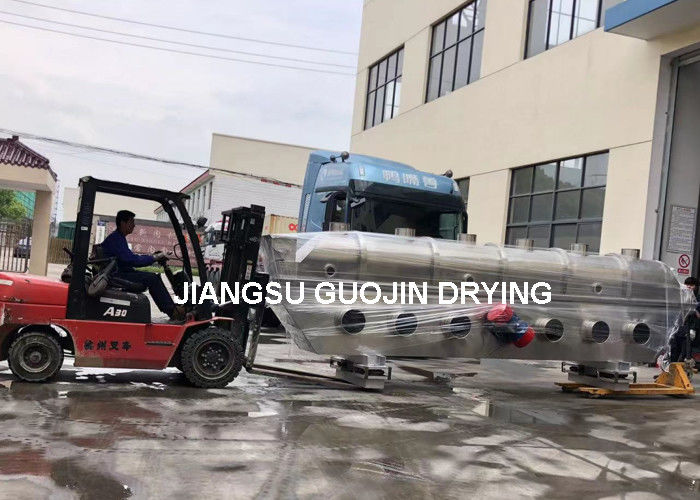 Stainless Steel Salt Dryer Bed Dryer For Multiple Materials YZS75-6 Vibrating Motor 5.5x2kw Power
