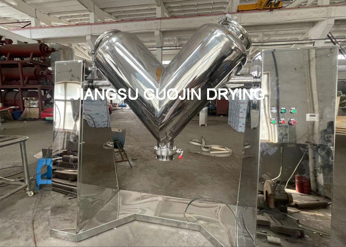 200L Double Jacket V Type Mixer With 12r/min Stirring Speed