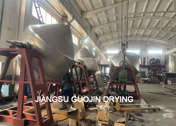 Max Loading Weight 200kg Vacuum Drying Machine With 400L Loading Volume And Electricity Heating Source