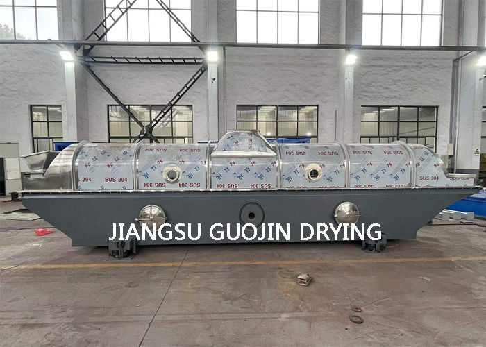 Chemical Processing Continuous Fluid Bed Dryer 0.9X7.5M For Boric Acid