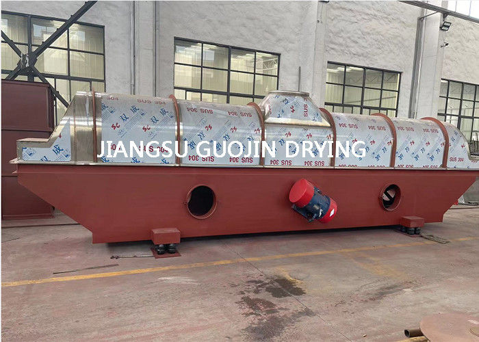 Continuous Chicken Flavor Fluid Bed Dryer 8.5M Length For Food Industry