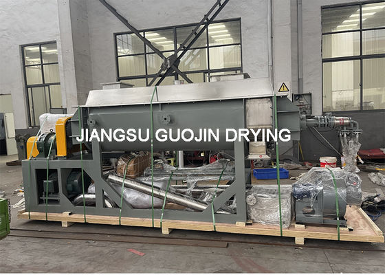 5-20rpm Rotating Speed KJG-5 Hollow Paddle Dryer Stainless Vacuum Drying Machine
