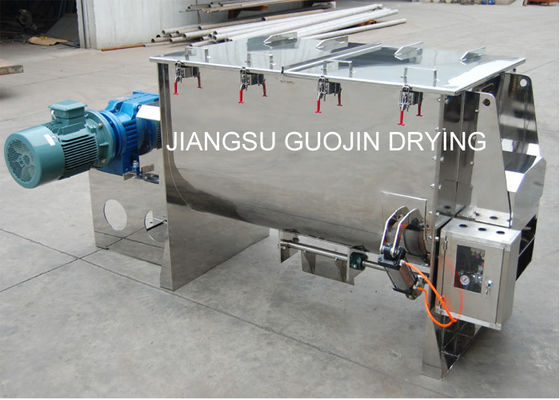 Electrical Heating SS Horizontal Ribbon Powder Mixer 4KW