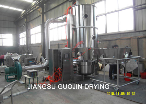 FL-60 Stainless Steel Pharmaceutical PLC Fluidized Bed Spray Granulation 11kw