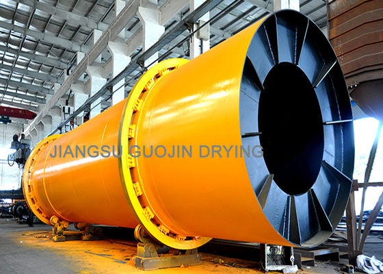 Cow Manure Rotary Drum Dryer Large Processing Capacity 20tons/h