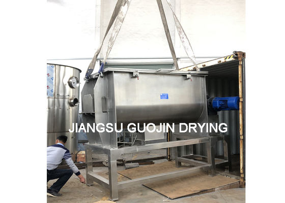 Stainless Steel Food Powder Ribbon Mixer Horizontal 2000L