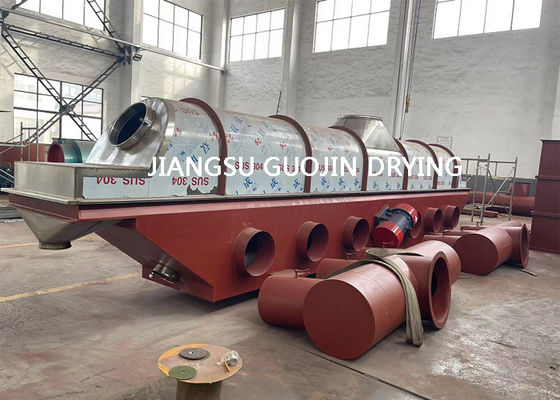 Horizontal Vibrating Continuous Fluid Bed Dryer ZLG-1.5x9 Series For Sugar