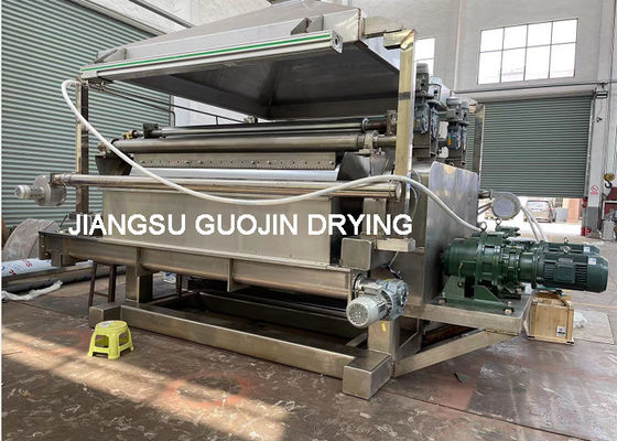 Professional Industrial Scraper Double Drum Dryer For Active Dry Yeast
