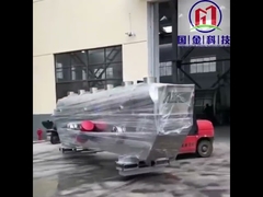 Foodstuff Continuous Vibrating Fluid Bed Drying Equipment 1.2x9M